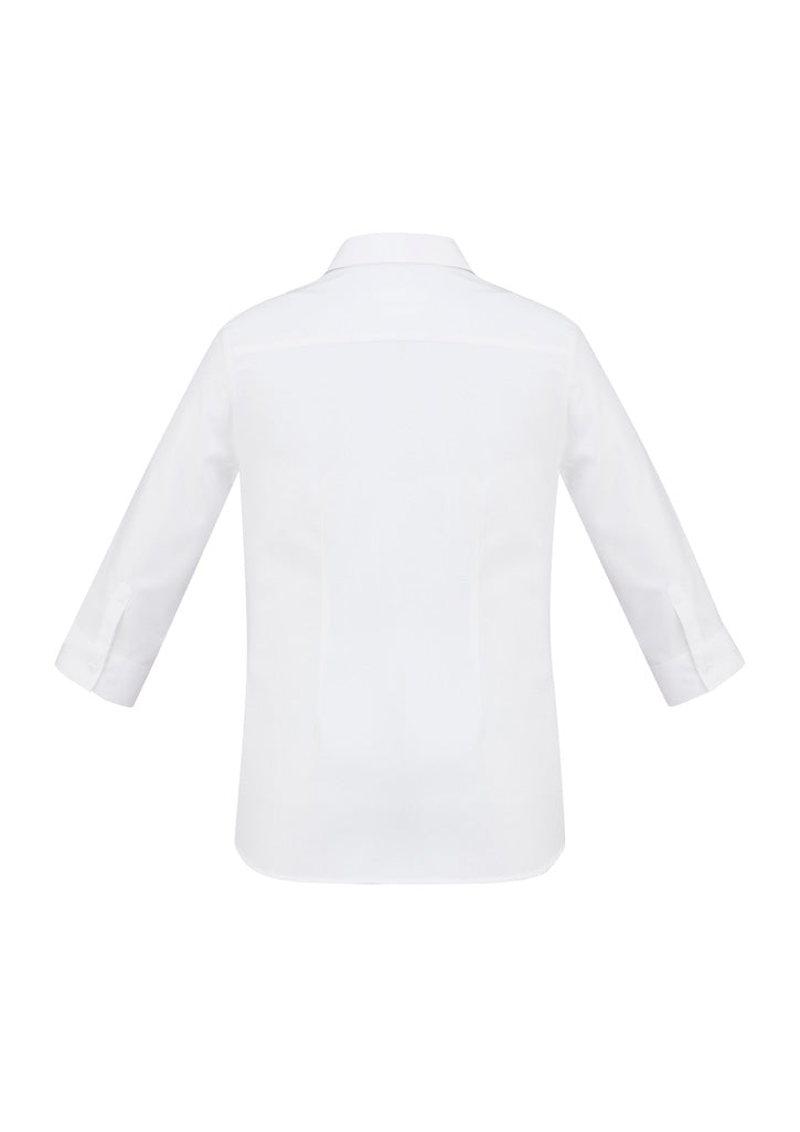 Biz Collection Womens Regent 3/4 Sleeve Shirt - White