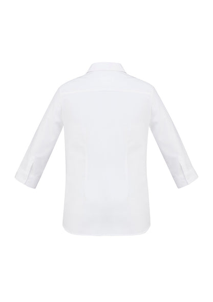 Biz Collection Womens Regent 3/4 Sleeve Shirt - White