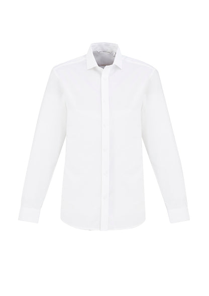 Biz Collection Mens Regent Long Sleeve Shirt - White