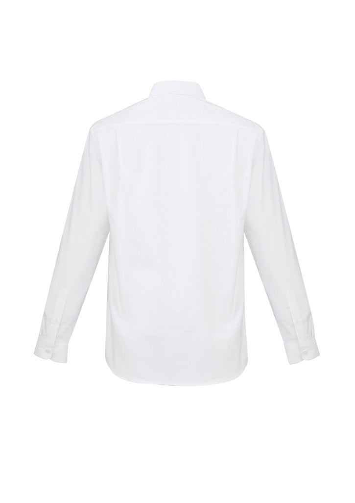 Biz Collection Mens Regent Long Sleeve Shirt - White