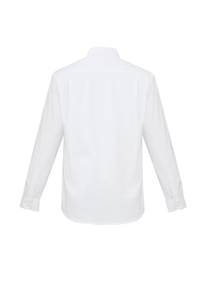 Biz Collection Mens Regent Long Sleeve Shirt - White