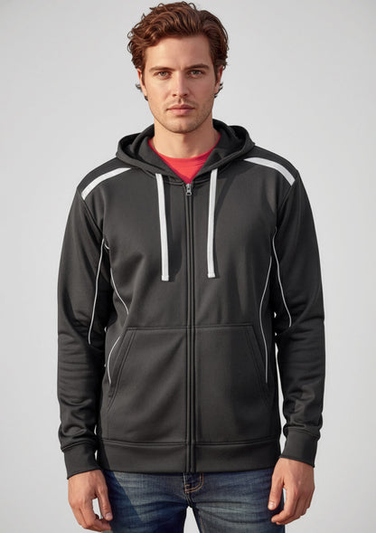 Biz Collection Mens United Hoodie - Black/White
