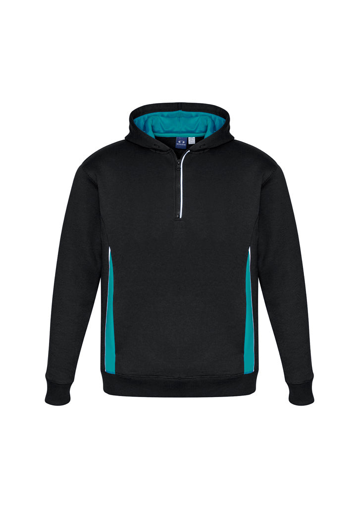 Biz Collection Kids Renegade Hoodie - Black/Teal/Silver