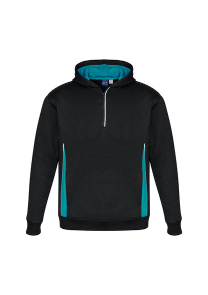 Biz Collection Kids Renegade Hoodie - Black/Teal/Silver