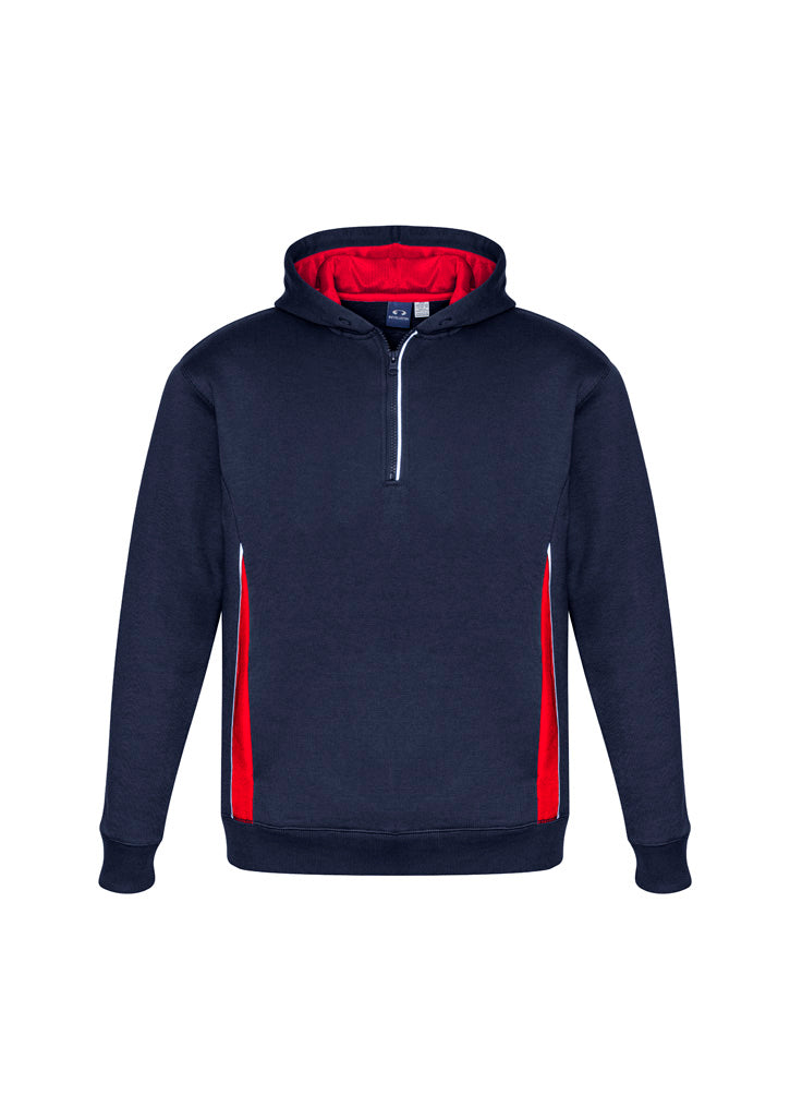 Biz Collection Kids Renegade Hoodie - Navy/Red/Silver
