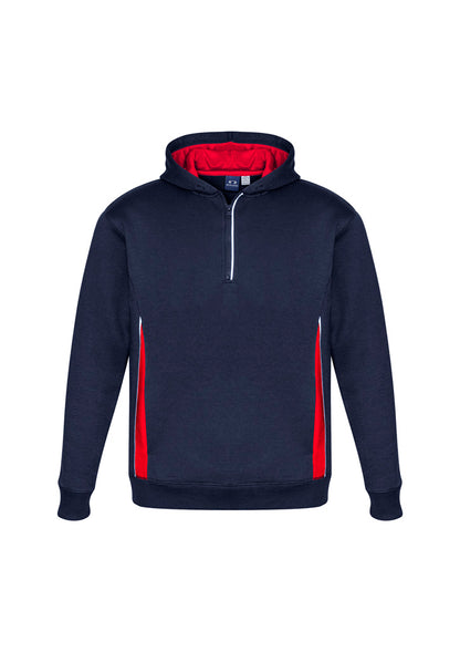Biz Collection Kids Renegade Hoodie - Navy/Red/Silver