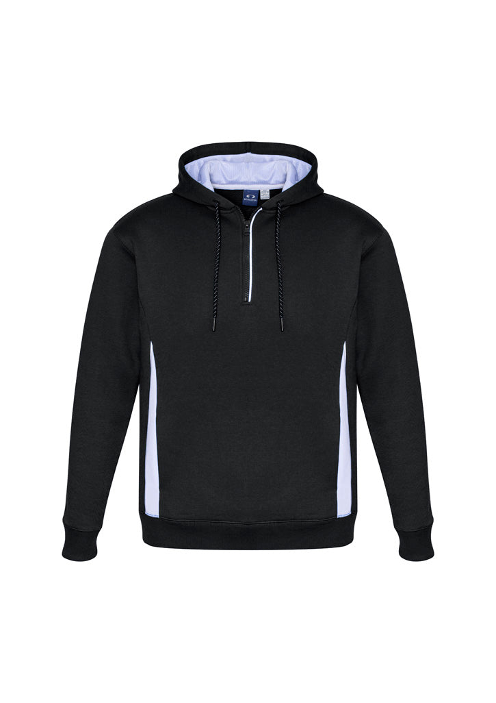 Biz Collection Unisex Renegade Hoodie - Black/White/Silver