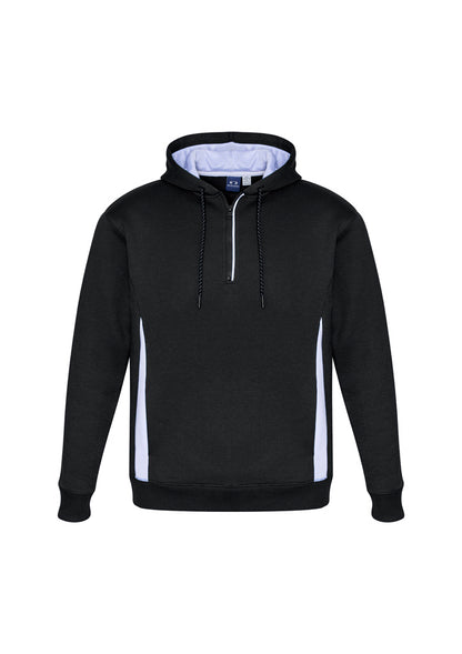 Biz Collection Unisex Renegade Hoodie - Black/White/Silver