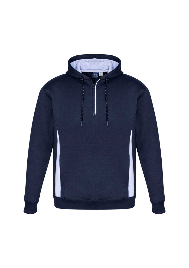 Biz Collection Unisex Renegade Hoodie - Navy/White/Silver