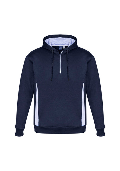 Biz Collection Unisex Renegade Hoodie - Navy/White/Silver