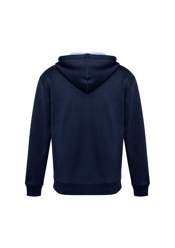 Biz Collection Unisex Renegade Hoodie - Navy/White/Silver