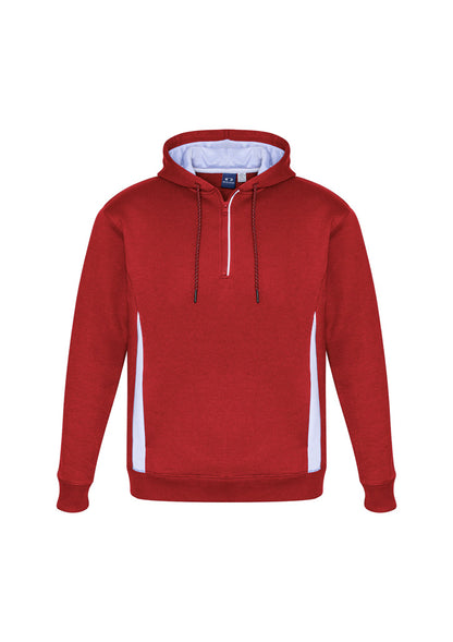 Biz Collection Unisex Renegade Hoodie - Red/White/Silver