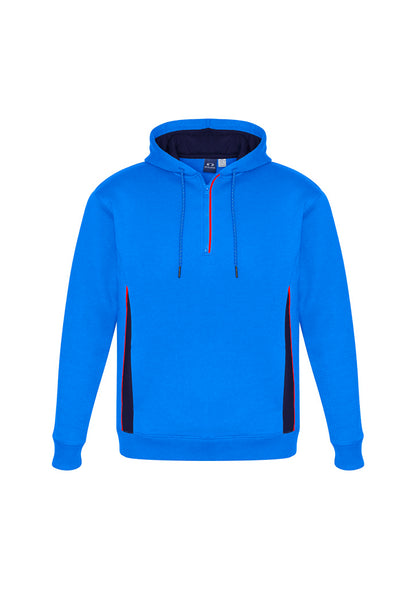 Biz Collection Unisex Renegade Hoodie - Royal/Navy/Fluoro Orange