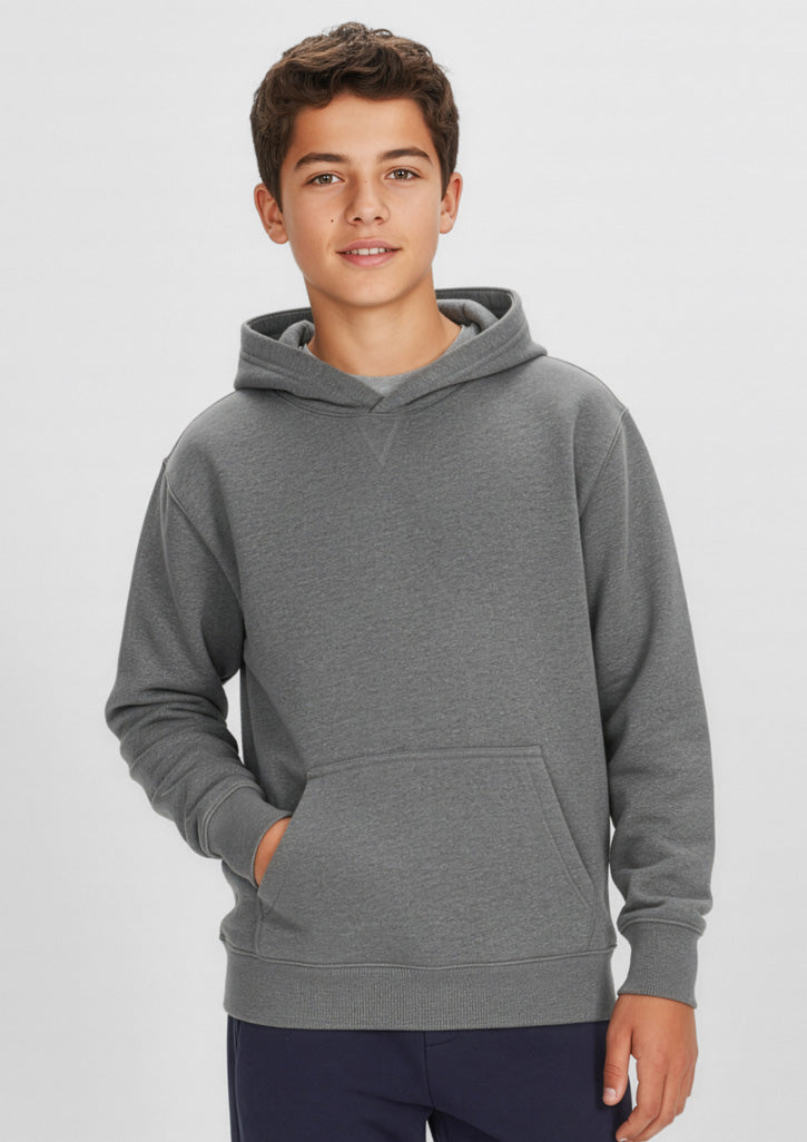 Biz Collection Kids Crew Hoodie - Grey Marle