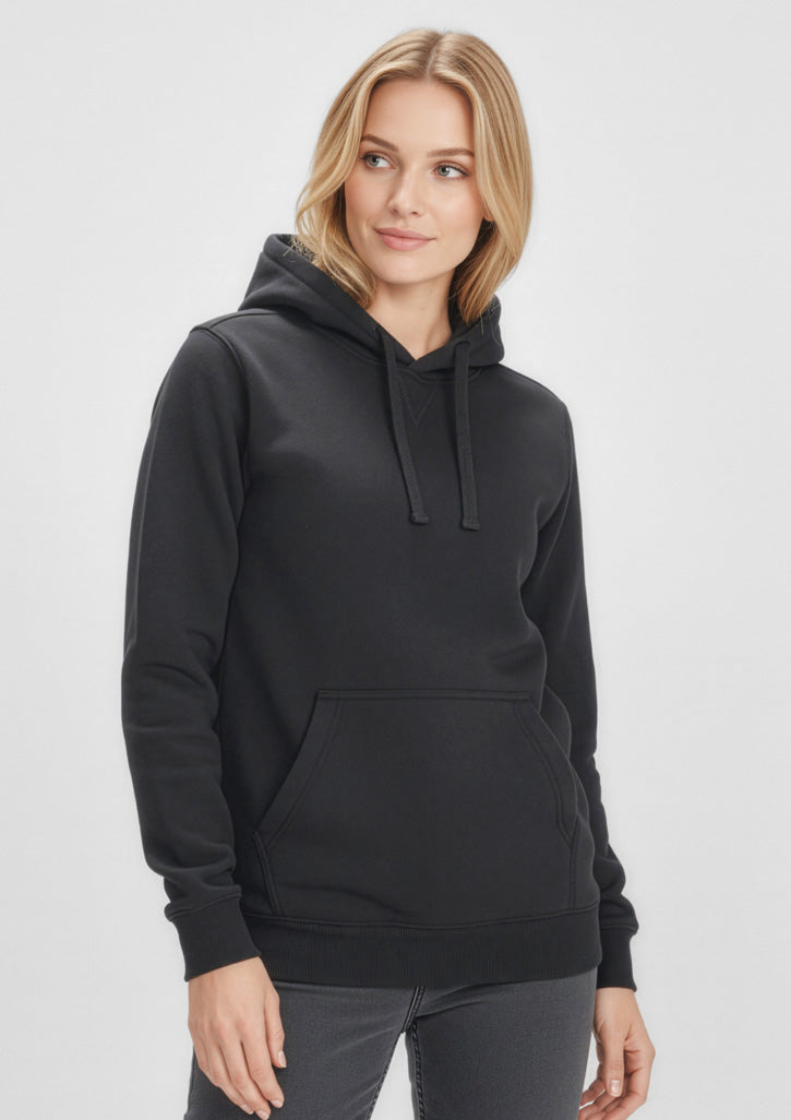 Biz Collection Womens Crew Hoodie - Black