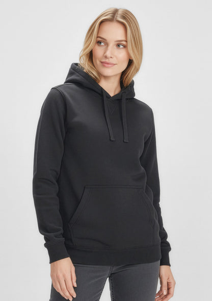 Biz Collection Womens Crew Hoodie - Black