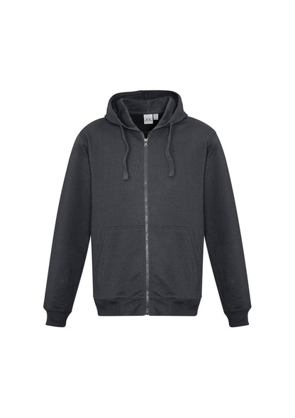Biz Collection Mens Crew Zip Hoodie - Navy