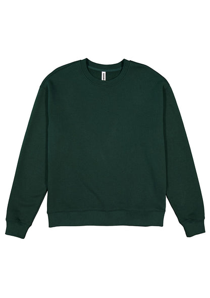 Good Mates Mens Everyday Crew Sweatshirt - Scarab Green