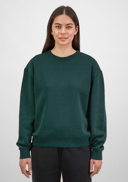 Good Mates Womens Everyday Crew Sweatshirt - Scarab Green