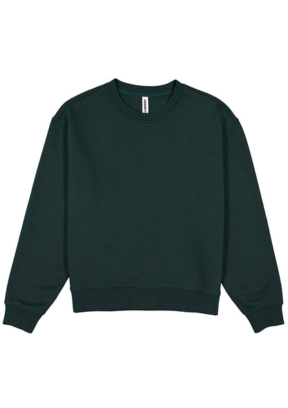 Good Mates Womens Everyday Crew Sweatshirt - Scarab Green