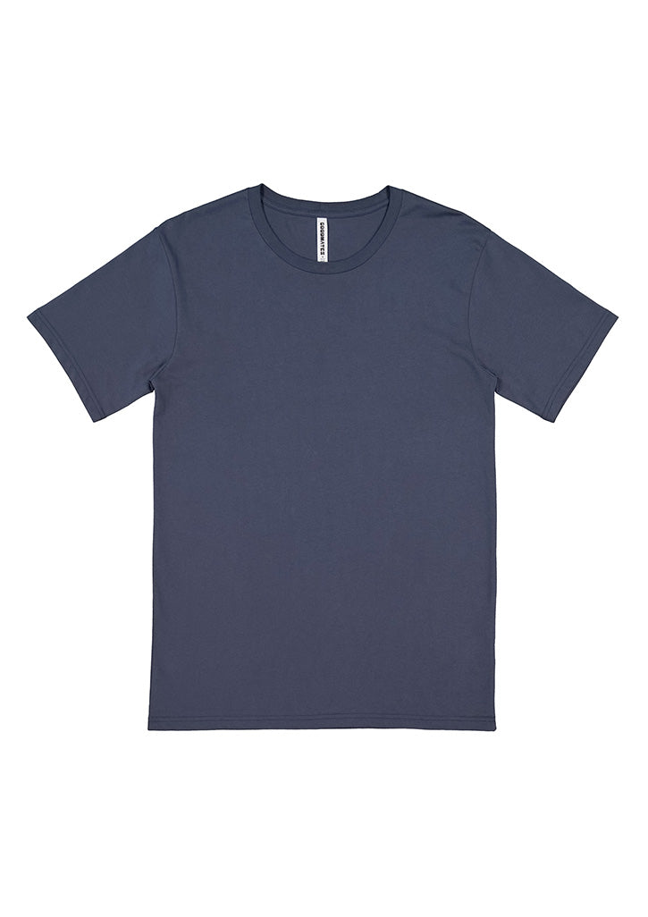 Good Mates Mens Basis Short Sleeve Tee - Steel Blue