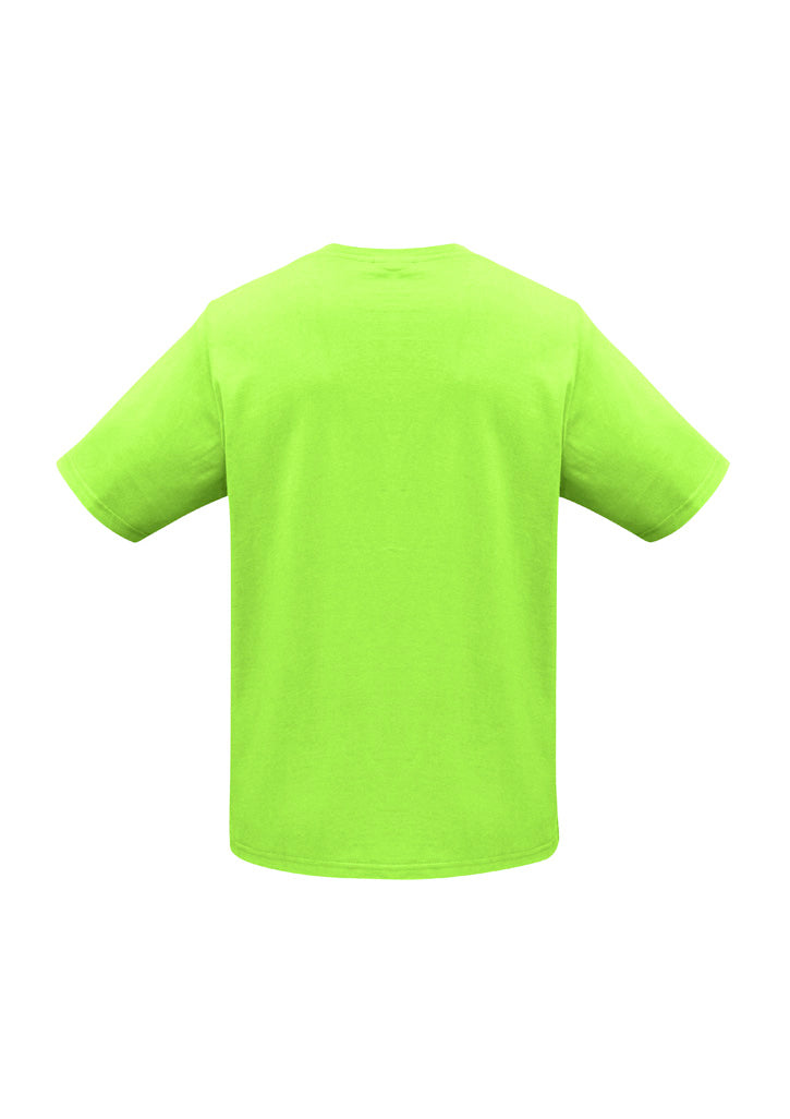 Biz Collection Mens Ice Short Sleeve Tee - Fluoro Yellow/Lime
