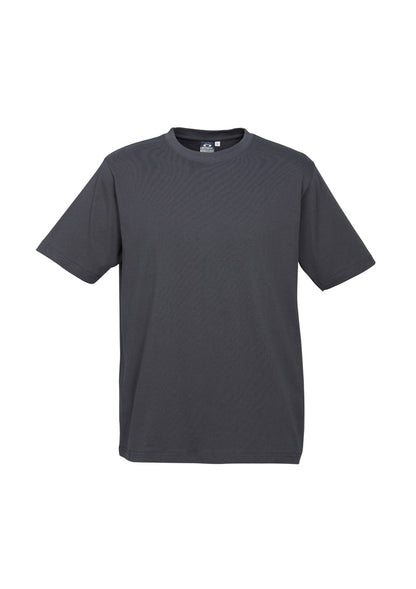 Biz Collection Mens Ice Short Sleeve Tee - Charcoal