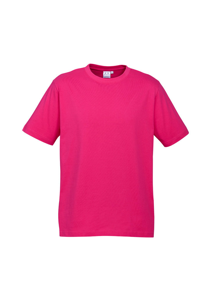 Biz Collection Mens Ice Short Sleeve Tee - Fuchsia