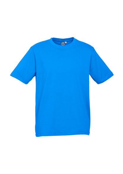Biz Collection Mens Ice Short Sleeve Tee - Neon Cyan