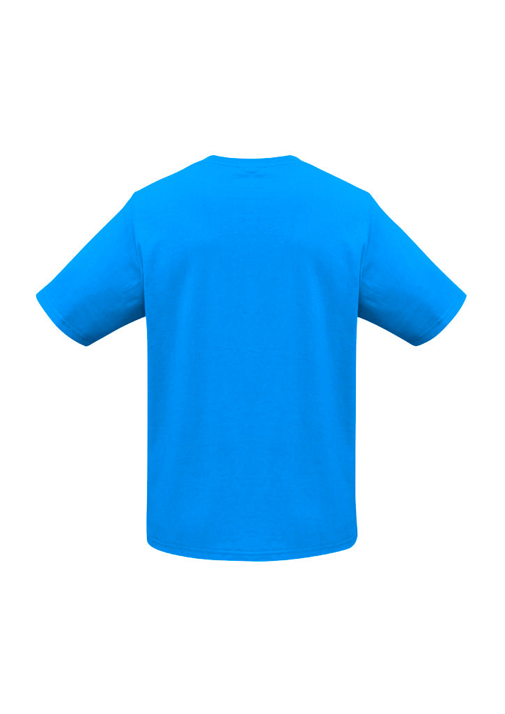 Biz Collection Mens Ice Short Sleeve Tee - Neon Cyan