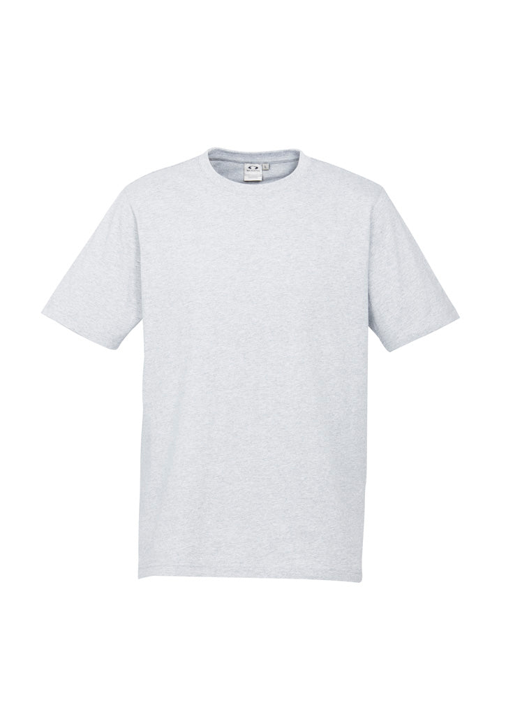 Biz Collection Mens Ice Short Sleeve Tee - Snow Marle