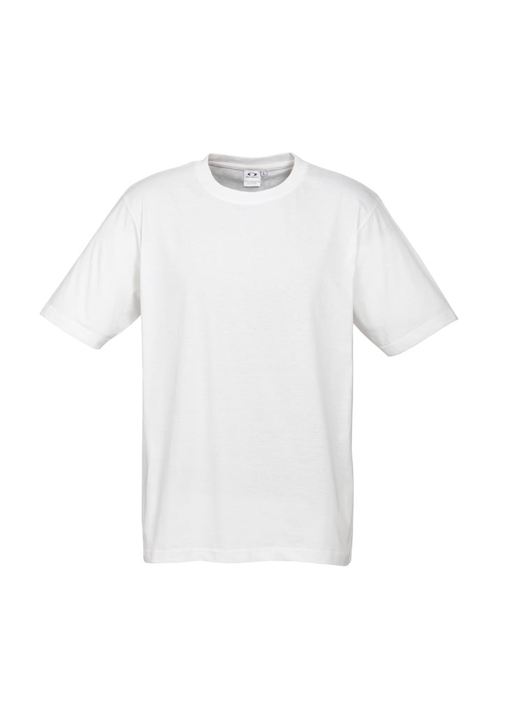 Biz Collection Mens Ice Short Sleeve Tee - White