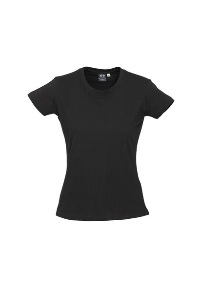 Biz Collection Womens Ice Short Sleeve Tee - Black