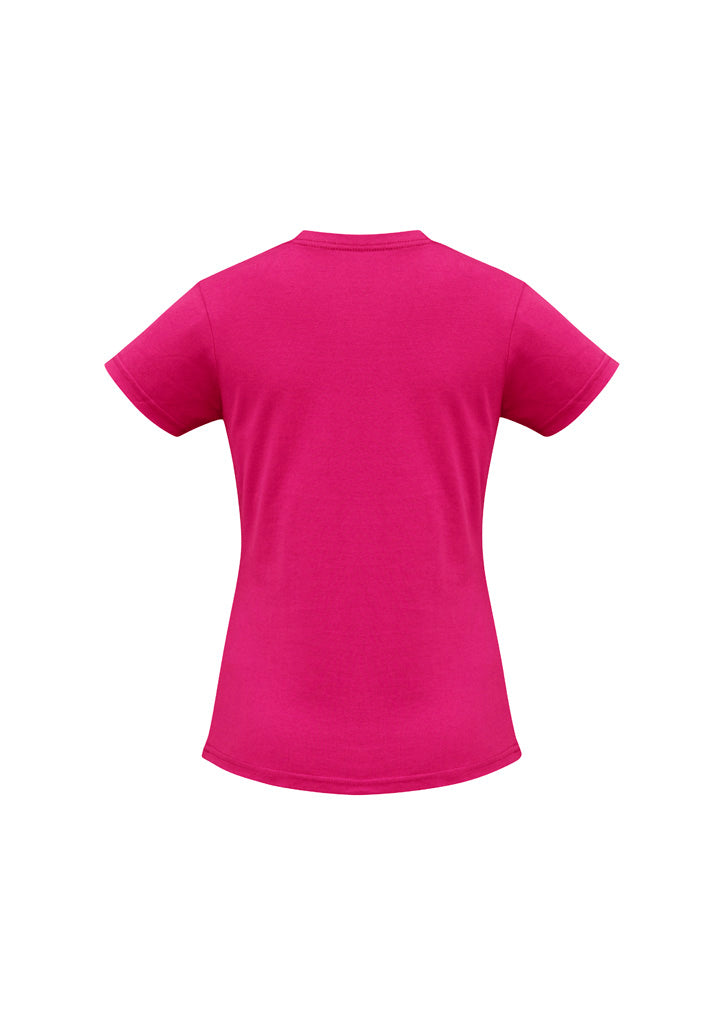 Biz Collection Womens Ice Short Sleeve Tee - Fuchsia