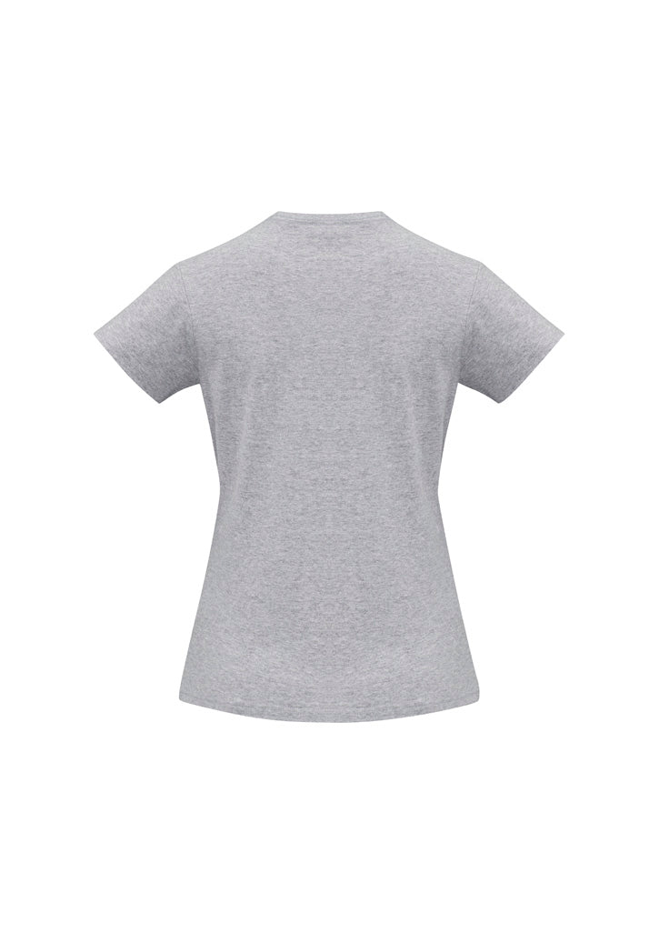 Biz Collection Womens Ice Short Sleeve Tee - Grey Marle