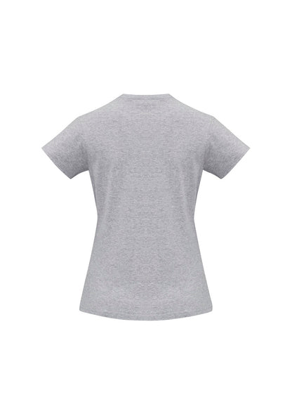 Biz Collection Womens Ice Short Sleeve Tee - Grey Marle