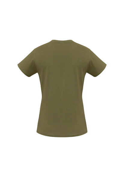 Biz Collection Womens Ice Short Sleeve Tee - Khaki