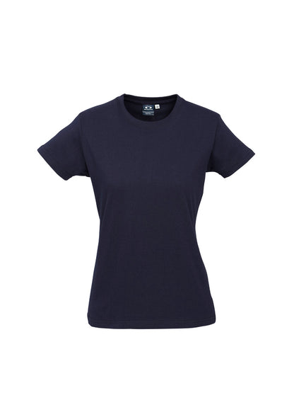 Biz Collection Womens Ice Short Sleeve Tee - Navy
