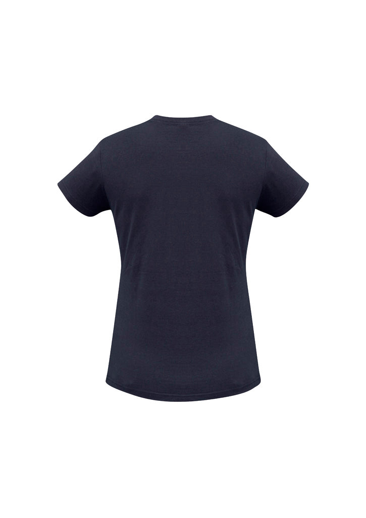 Biz Collection Womens Ice Short Sleeve Tee - Navy