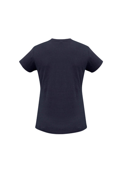 Biz Collection Womens Ice Short Sleeve Tee - Navy