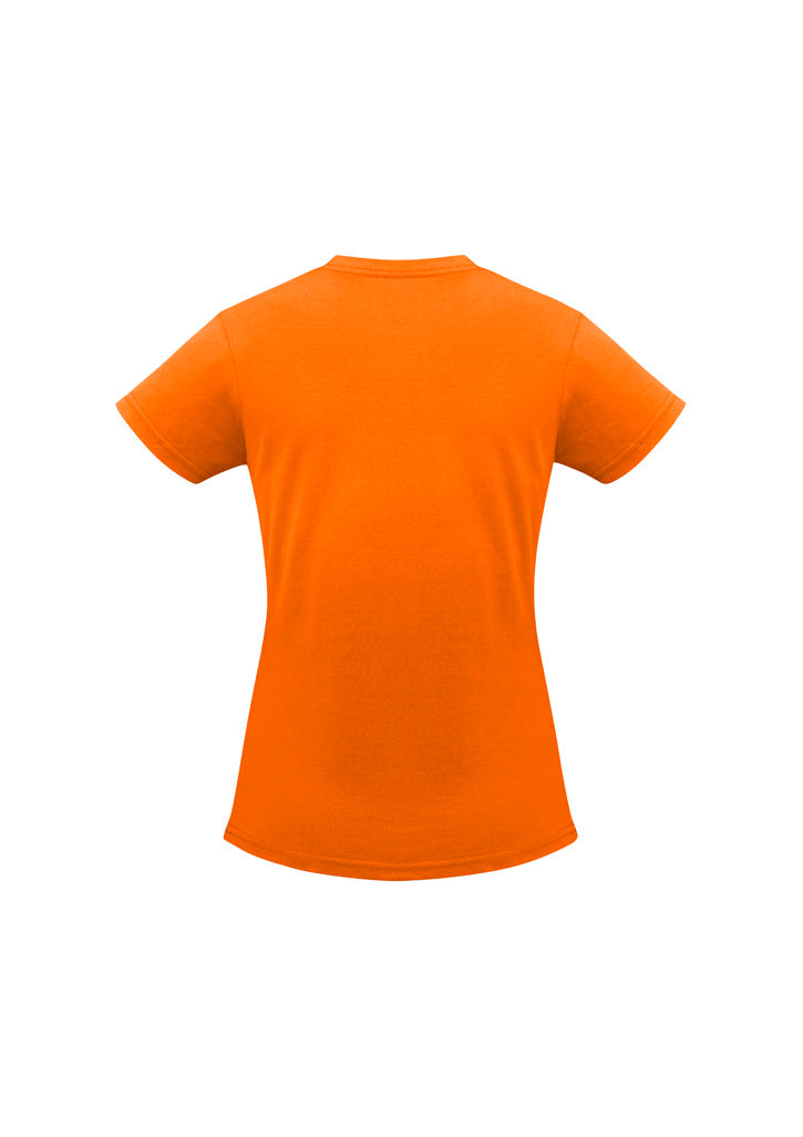 Biz Collection Womens Ice Short Sleeve Tee - Orange