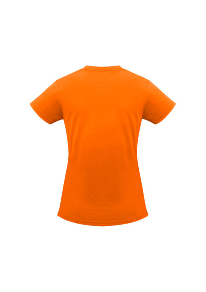 Biz Collection Womens Ice Short Sleeve Tee - Orange