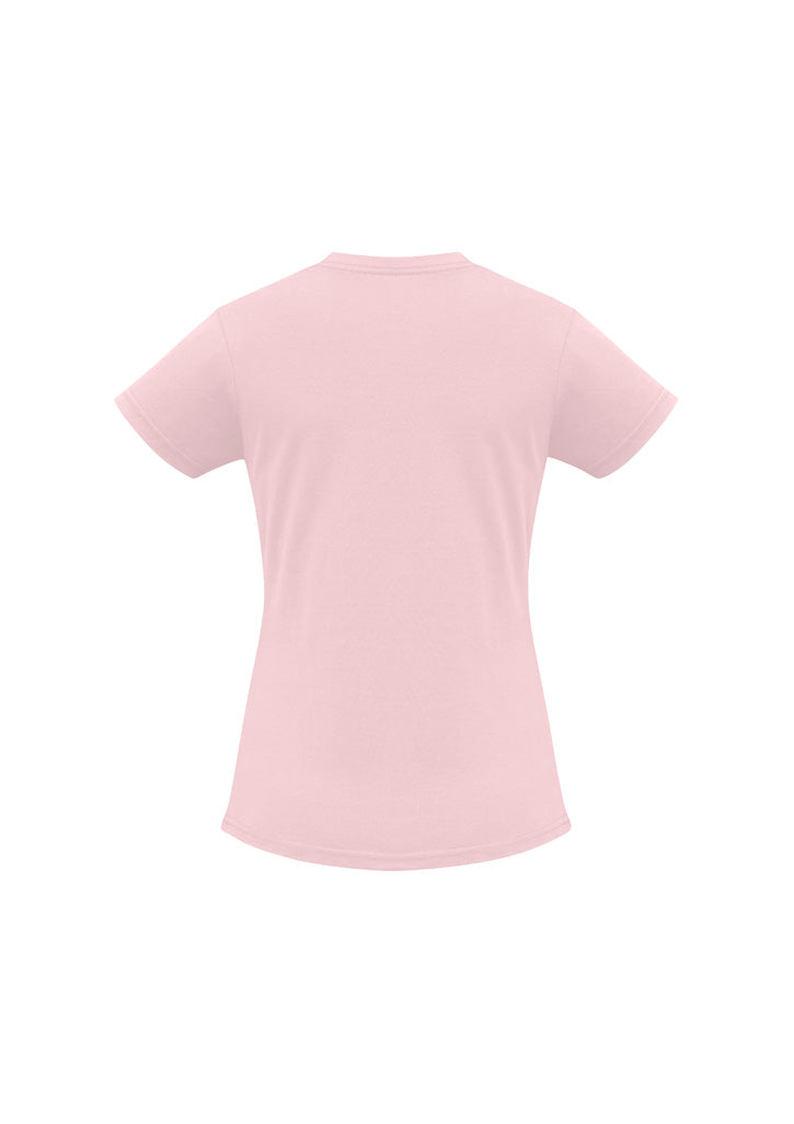 Biz Collection Womens Ice Short Sleeve Tee - Pink