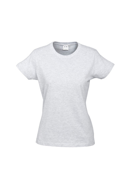 Biz Collection Womens Ice Short Sleeve Tee - Snow Marle