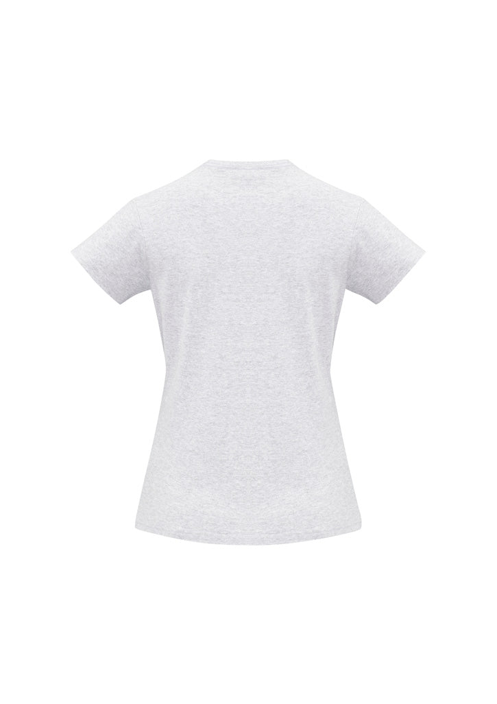 Biz Collection Womens Ice Short Sleeve Tee - Snow Marle