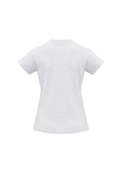 Biz Collection Womens Ice Short Sleeve Tee - Snow Marle