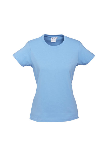 Biz Collection Womens Ice Short Sleeve Tee - Spring Blue