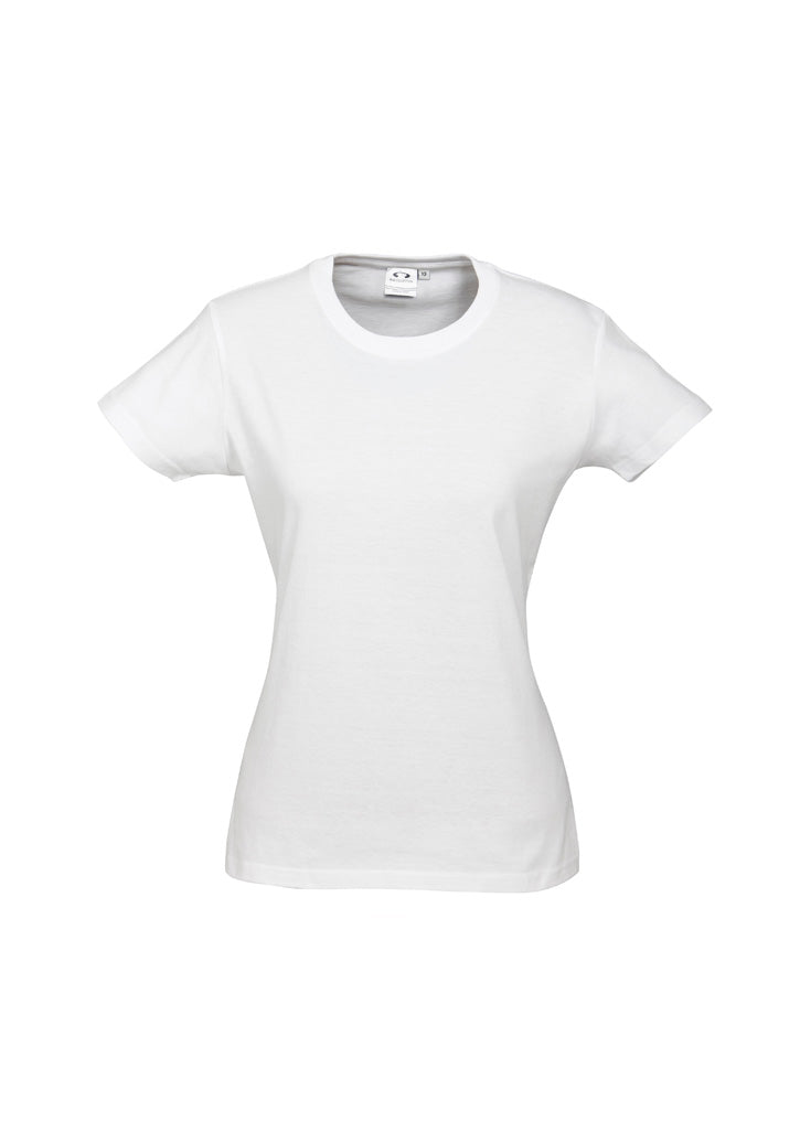Biz Collection Womens Ice Short Sleeve Tee - White