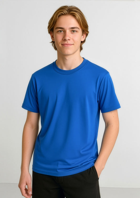 Biz Collection Kids Ice Short Sleeve Tee - Royal
