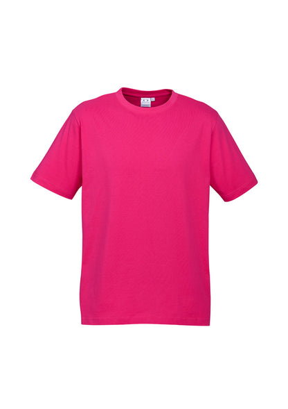 Biz Collection Kids Ice Short Sleeve Tee - Fuchsia